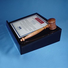 Podium & Gavel